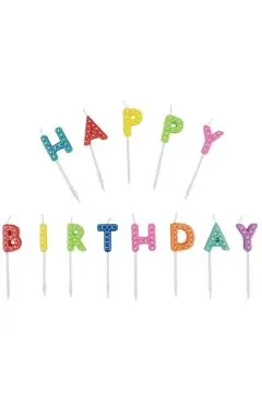Set lumanari pentru tort. Happy Birthday