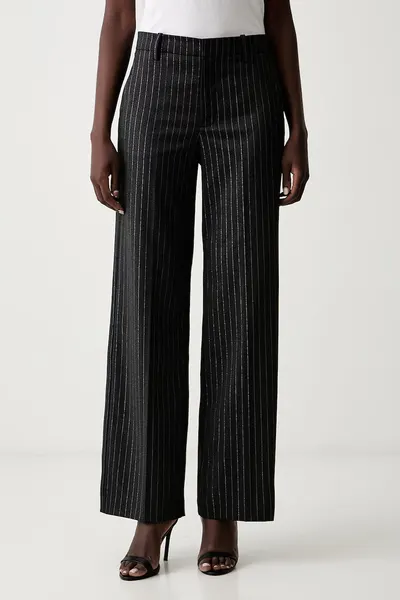 Zadig&Voltaire pantaloni straight pentru femei PANOL
