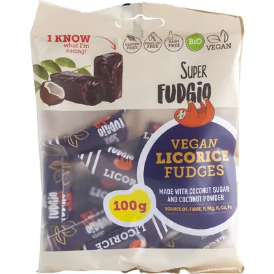 Caramele - aroma lemn dulce bio 100g Super Fudgio