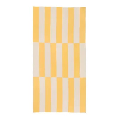 Prosop de plajă galben din bumbac 100x160 cm Su – noo.ma