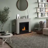 Frode Light Beige Semineu cu bioetanol FreeFlame