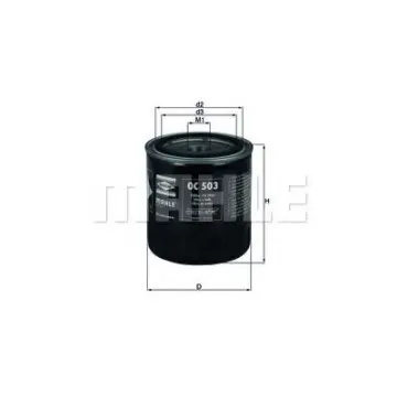 Filtru ulei MAHLE ORIGINAL OC 503