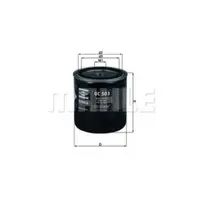 Filtru ulei MAHLE ORIGINAL OC 503