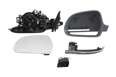 Oglinda stanga asferic, incalzita, grunduita, pliabila electric AUDI A5 intre 2007-2011