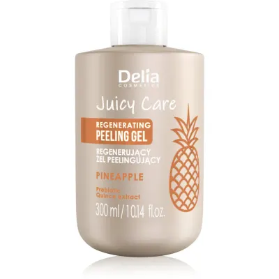Delia Cosmetics Juicy Care Pineapple exfoliant pentru corp efect regenerator 300 ml