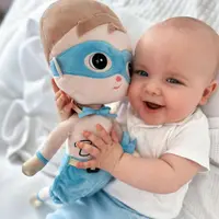 Papusa personalizata de plus Super Boy cu Pelerina