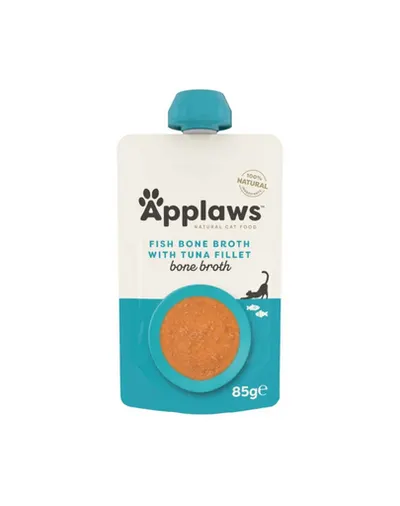 APPLAWS Cat Fish Bone Broth Supă de oase de pește cu file de ton pentru pisici 85 g
