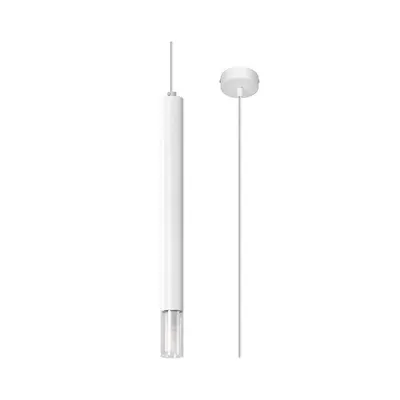 Lustră albă din metal ø 8 cm Vittoria – Sollux