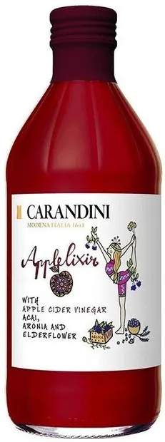 Applelixir Oțet de mere cu acai, aronia și floare de soc negru, 500 ml, Carandini