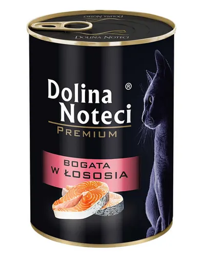 Conserve pisici adulte 24x400 g DOLINA NOTECI Premium cu somon