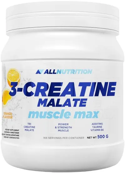 3-Creatine Malate, lămâie, 500 g, AllNutrition