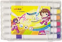 Set de markere acrilice Colokit - 12 culori