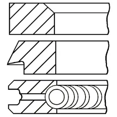 Set segmenti piston GOETZE ENGINE 08-109700-00