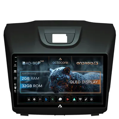 Navigatie Isuzu D-MAX (2015+), Android, P-Octacore 2GB RAM + 32GB ROM, 9 Inch - AD-BGP9002+AD-BGRKIT311