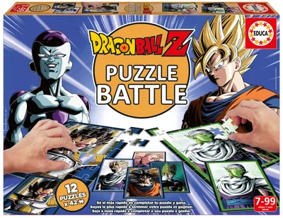 Puzzle duel Educa de 12 x 42 piese – Dragon Ball Z