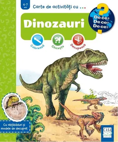 Carte de activități cu.... Dinozauri - Paperback - Stefan Richter