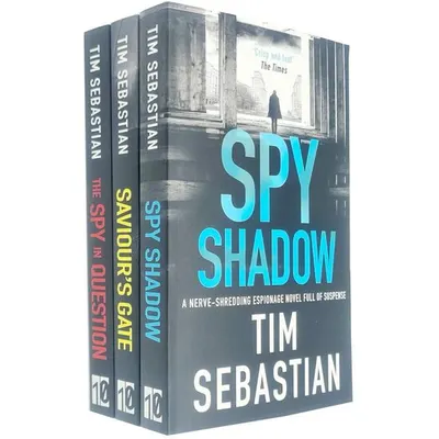 Tim Sebastian Collection 3 Books Set (spy Shadow, Saviour's Gate, The Spy In Question)