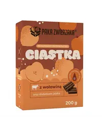 PAKA ZWIERZAKA Biscuit cu carne de vită și măr 200g gustări pentru câini