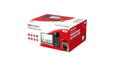 KIT VIDEOINTERFON Hikvision IP WIFI 1FAMILIE DS-KIS610-P 4MP higher resolution cu unghi vizualizare de 150° 2 locks control Mult