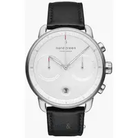 Ceas Nordgreen Nordgreen PI42SILEBLXX Mens Watch Pioneer Chronograph 42mm 10ATM