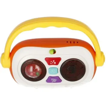 Bam-Bam Music Toy Silicone Bamboo Puzzle jucărie cu activități cu melodie