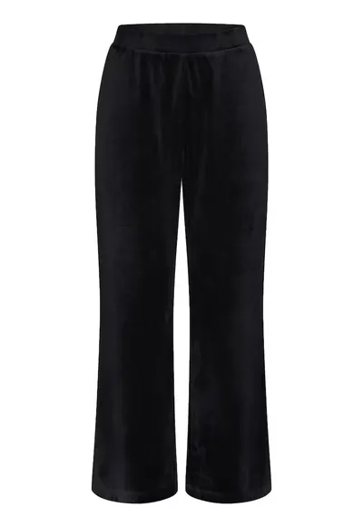Pantaloni de pijama pentru femei - plastic - negru