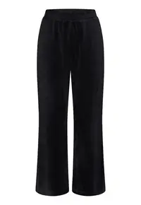 Pantaloni de pijama pentru femei - plastic - negru -
