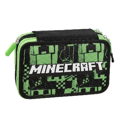 Penar școlar echipat Panini Minecraft - Pixels Green