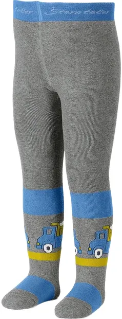 Dres termic pentru copii Sterntaler - Mașini, 62 cm, 3-4 luni, gri