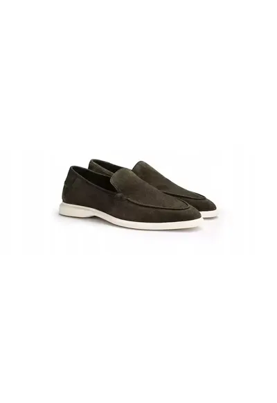 barbati Stride Flex - piele intoarsa - Kaki inchis