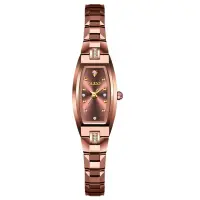 Ceas de dama Olevs CS1955, otel inoxidabil, rose gold, cadran rose gold