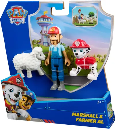 Set de joacă Spin Master Paw Patrol - Marshall & Farmer Al