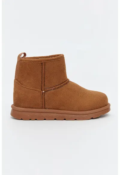 Ghete cu talpa plata - Maro camel