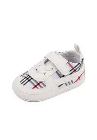 Pantofi In Carouri - Elegant - Textil - Baieti - Siret - Multicolor