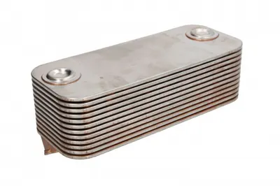 Radiator ulei (100x70x72 250mm, numar de nervuri: 12) potrivit MERCEDES ACTROS OM541.920-OM542.944 04.96