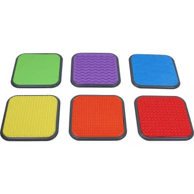 Set de 6 plăci senzoriale de podea
