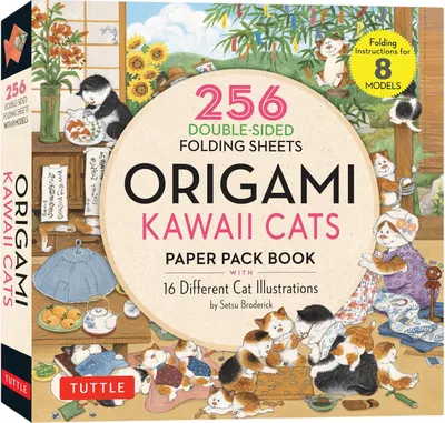 Origami Kawaii Cats Paper Pack Book