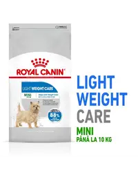 Royal Canin Mini Light Weight Care Adult hrana uscata pentru caini adulti de talie mica, pentru limitarea cresterii in greutate 8 kg