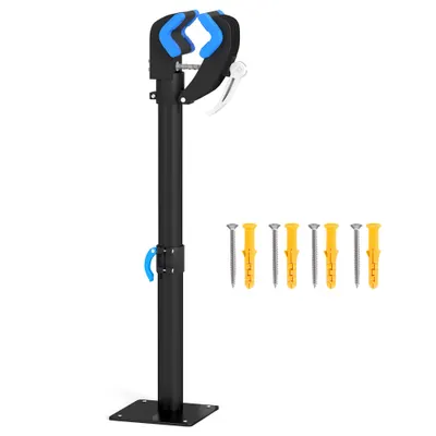 HOMCOM Suport de reparații bicicletă reglabil pe înălțime, clemă rotativă 360°, capacitate max. 25 kg, 41-60x13x13 cm, negru | Aosom Romania