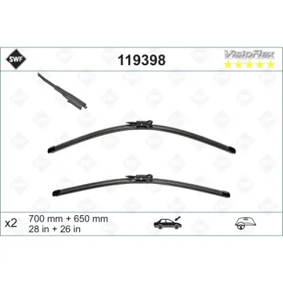 Lamela stergator SWF 119398