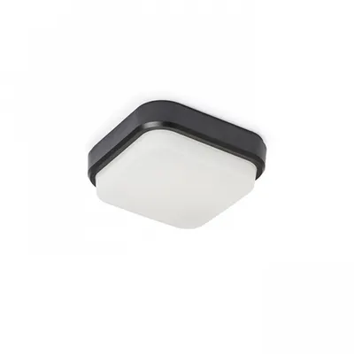 TARIS SQ 17 Corp de iluminat aparent negru plastic 230V LED 8W IP54 3000K