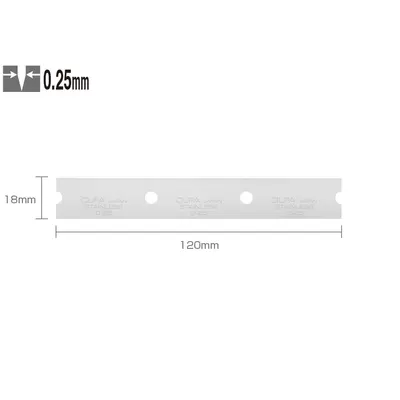 Set GSB-1S - lame japoneze razuitor. din inox. 30 bucati. Olfa
