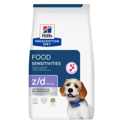 Hrana dietetica pentru caini Hill s PD Food Sensitivities Z D Low Fat 3 kg