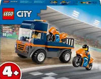 Constructor LEGO City - Transportor de motociclete (60491)