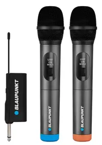 Microfon Blaupunkt - WM60UDB, 2 piese, negru