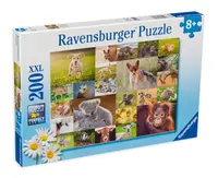 Puzzle Ravensburger din 200 XXL de piese - Animalele de companie adorabile