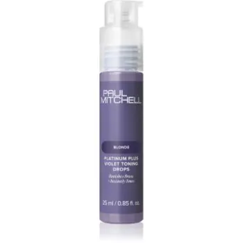 Paul Mitchell Platinum Plus Violet Toning Drops picături neutralizeaza tonurile de galben