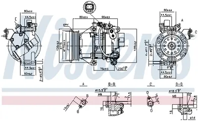 Compresor AC clima TOYOTA YARIS 1.0 1.3 intre 1999-2005