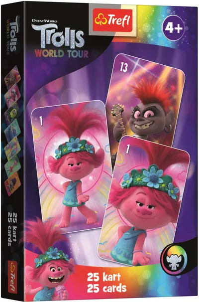 Joc de societate Old Maid: Trolls - Pentru copii