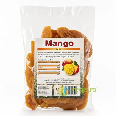 Mango Natural Bucati 200g
